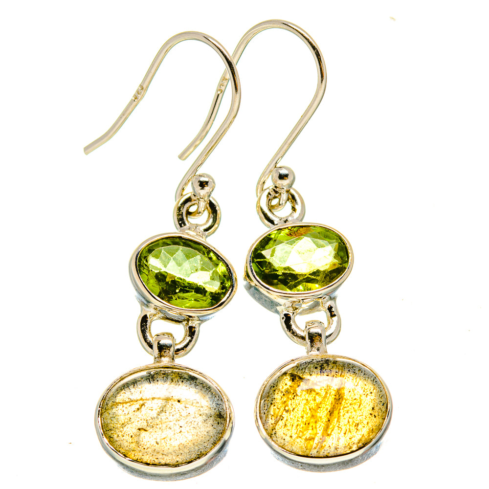 Labradorite Earrings handcrafted by Anasilvercos - EARR415485