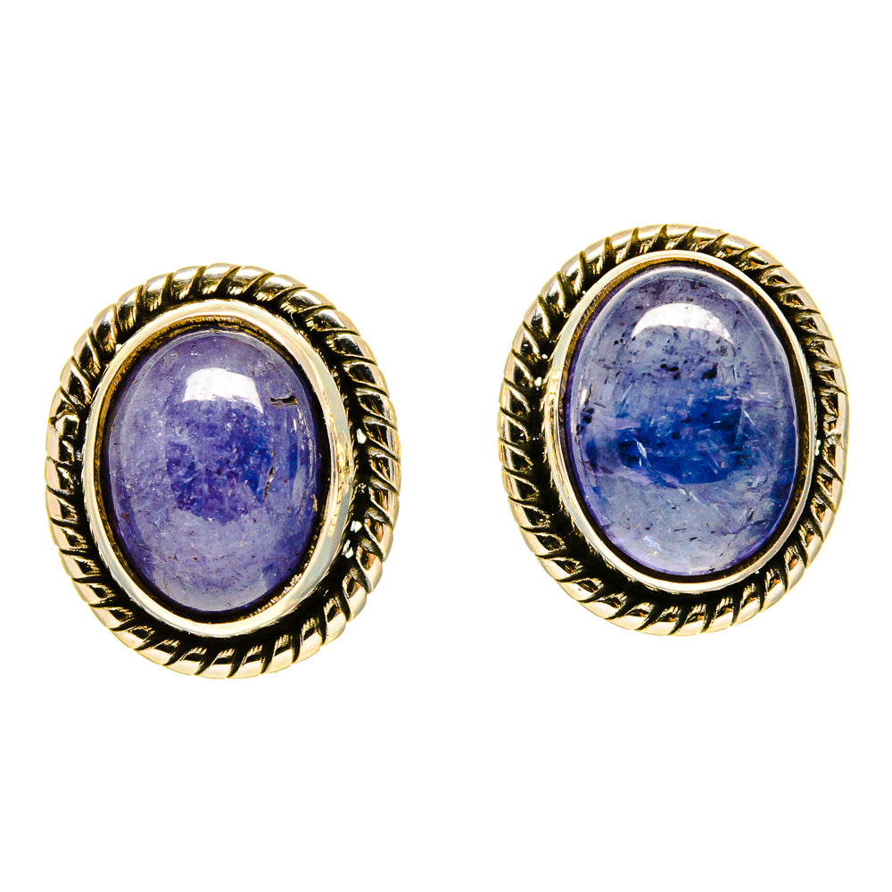 Tanzanite Earrings handcrafted by Anasilvercos - EARR415495