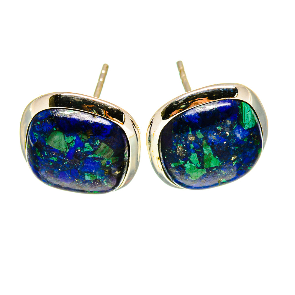 Azurite Earrings handcrafted by Anasilvercos - EARR415498