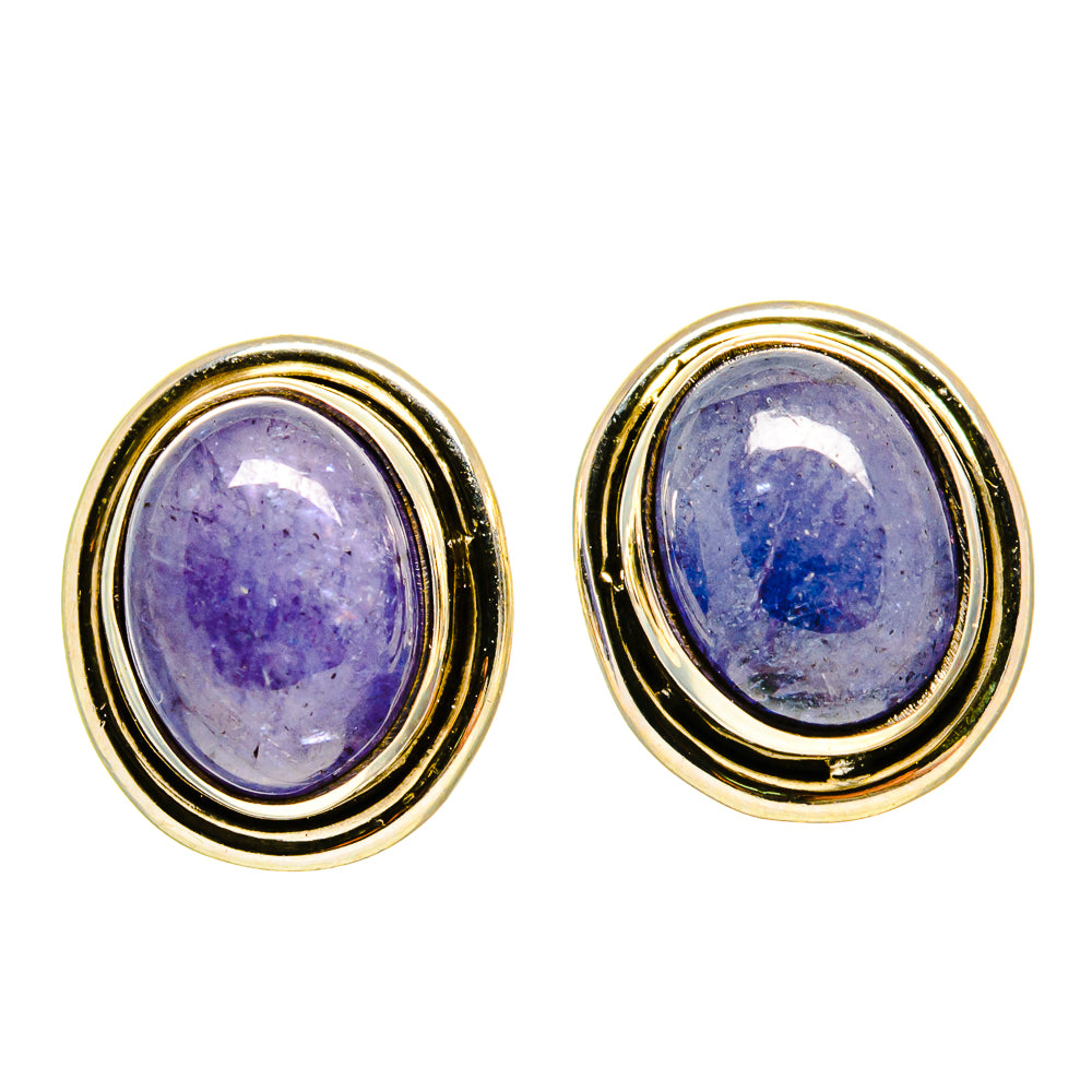 Tanzanite Earrings handcrafted by Anasilvercos - EARR415501