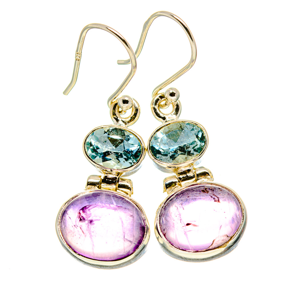 Amethyst Earrings handcrafted by Anasilvercos - EARR415503