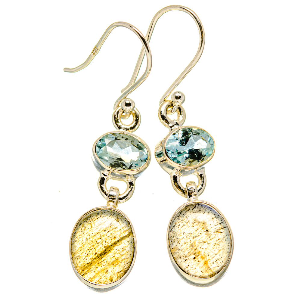 Labradorite Earrings handcrafted by Anasilvercos - EARR415506