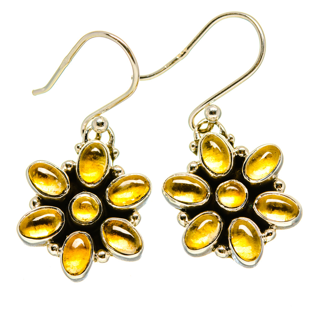 Citrine Earrings handcrafted by Anasilvercos - EARR415522