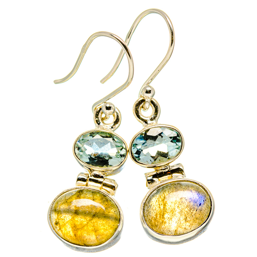 Labradorite Earrings handcrafted by Anasilvercos - EARR415526