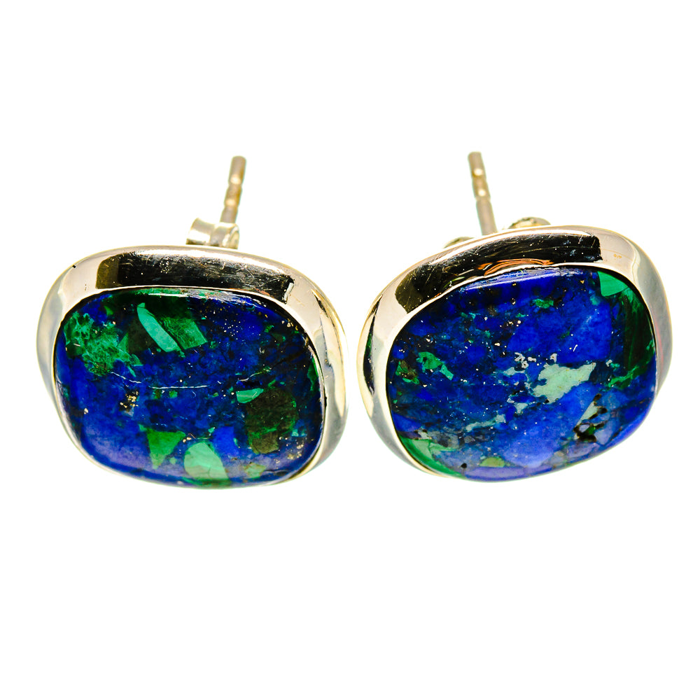 Azurite Earrings handcrafted by Anasilvercos - EARR415538