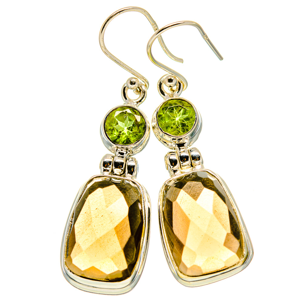 Smoky Quartz Earrings handcrafted by Anasilvercos - EARR415541
