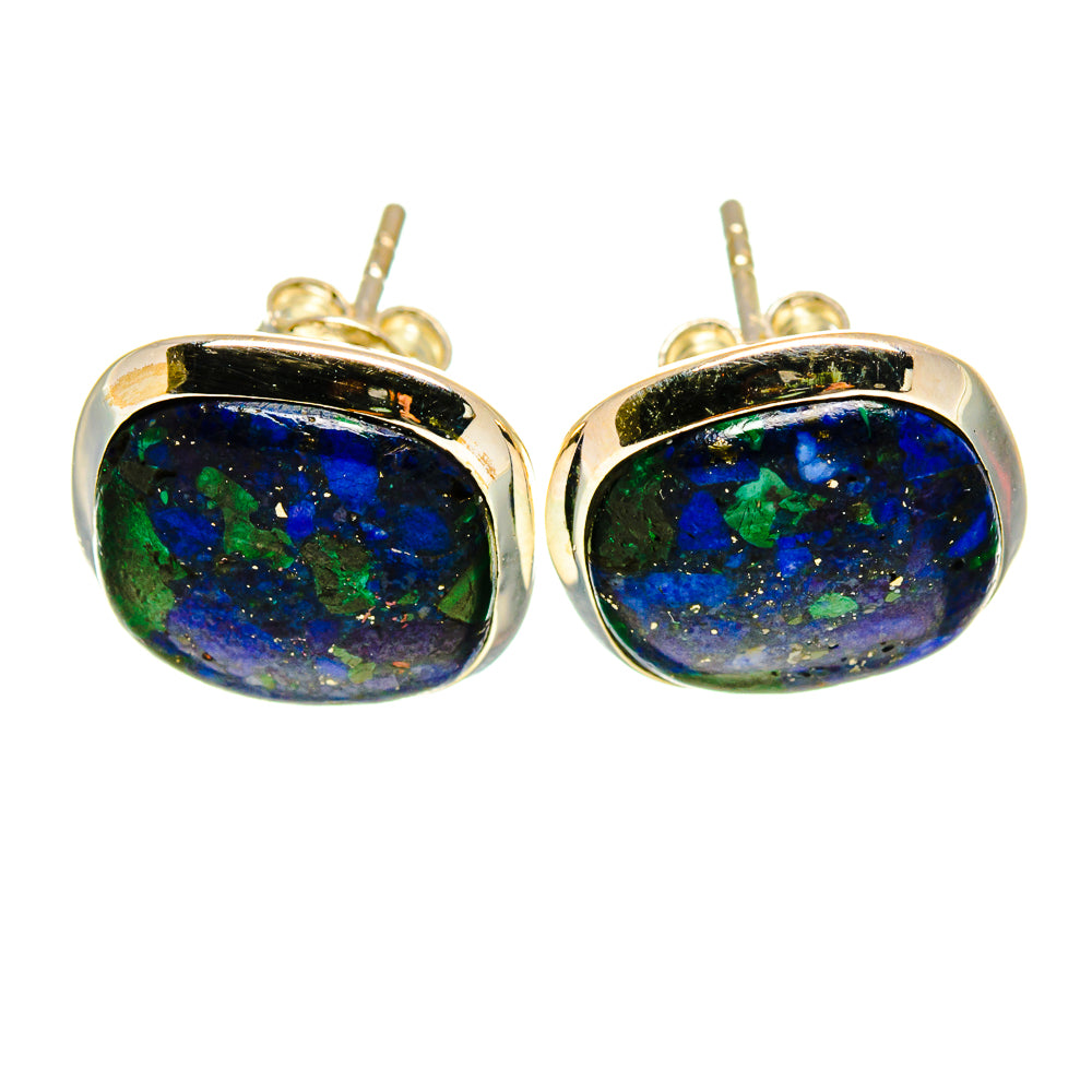Azurite Earrings handcrafted by Anasilvercos - EARR415547