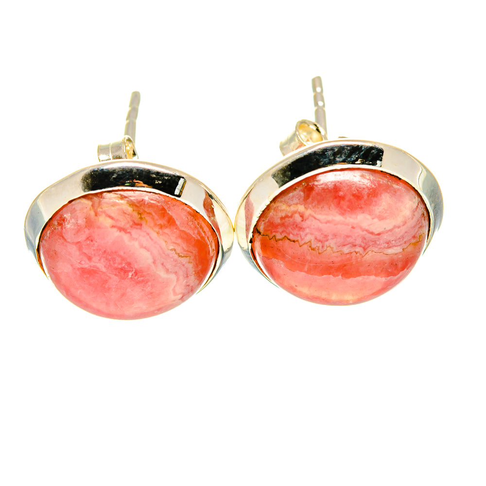 Rhodochrosite Earrings handcrafted by Anasilvercos - EARR415567