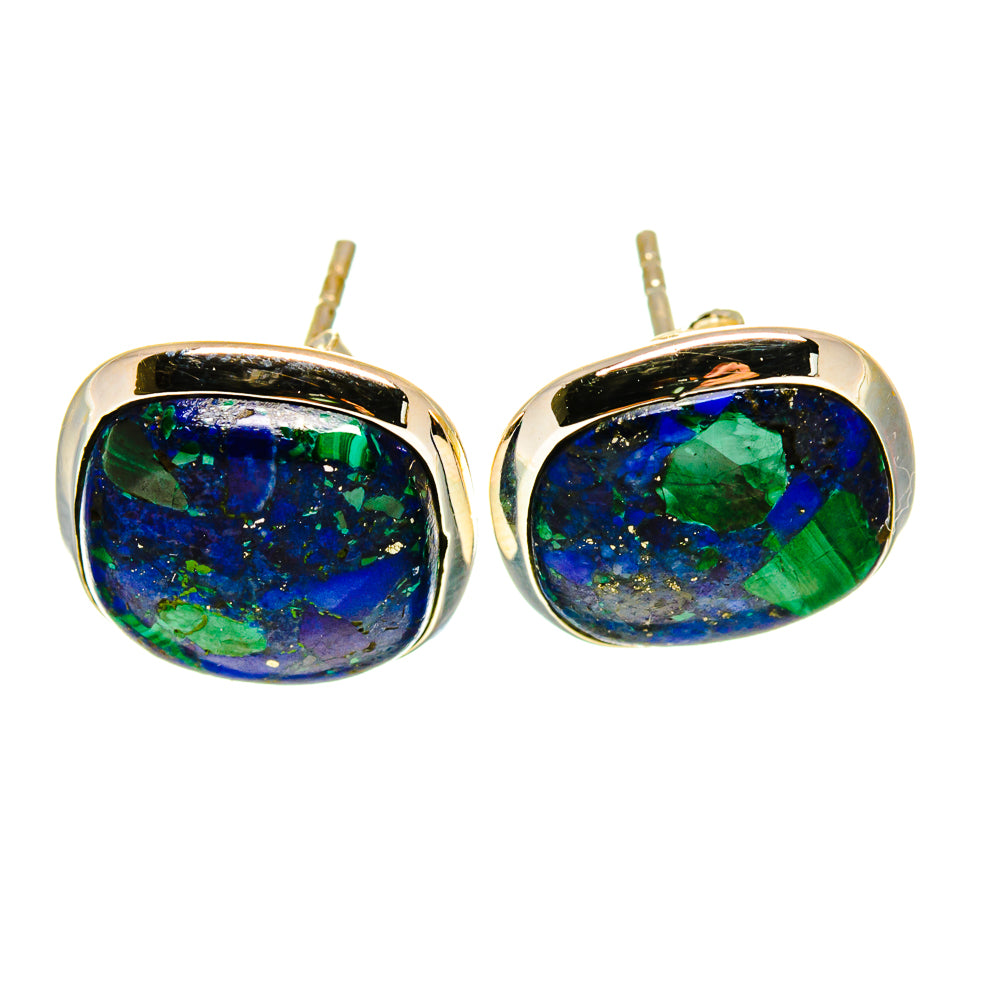 Azurite Earrings handcrafted by Anasilvercos - EARR415575