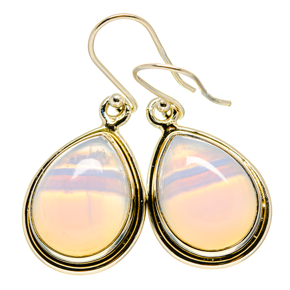 Blue Lace Agate Earrings handcrafted by Anasilvercos - EARR415579