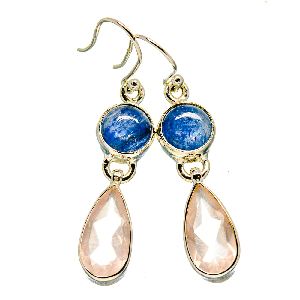 Rose Quartz Earrings handcrafted by Anasilvercos - EARR415592
