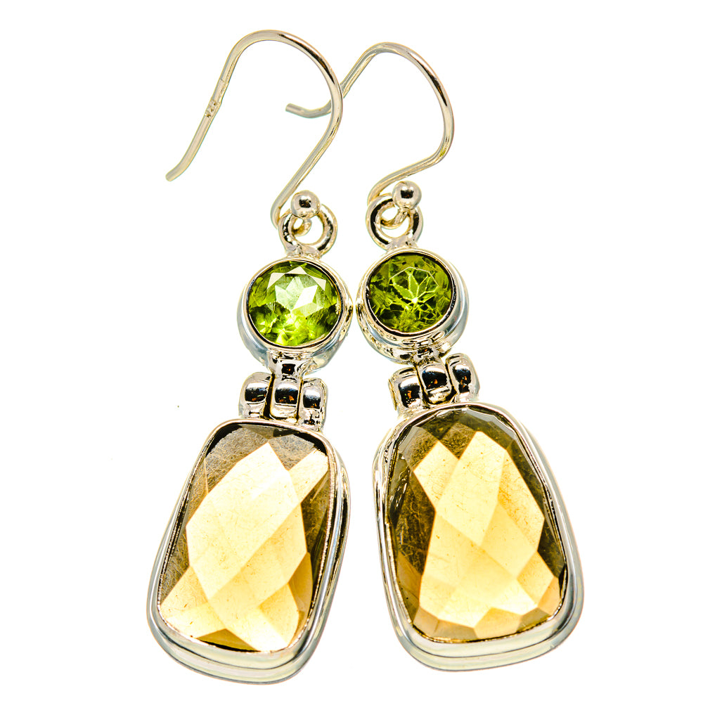 Smoky Quartz Earrings handcrafted by Anasilvercos - EARR415615