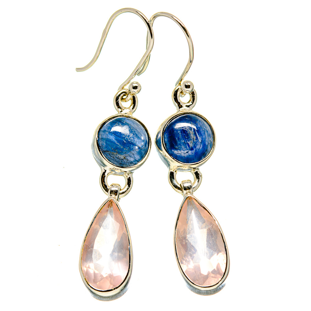 Rose Quartz Earrings handcrafted by Anasilvercos - EARR415616