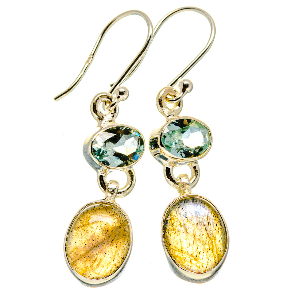 Labradorite Earrings handcrafted by Anasilvercos - EARR415618