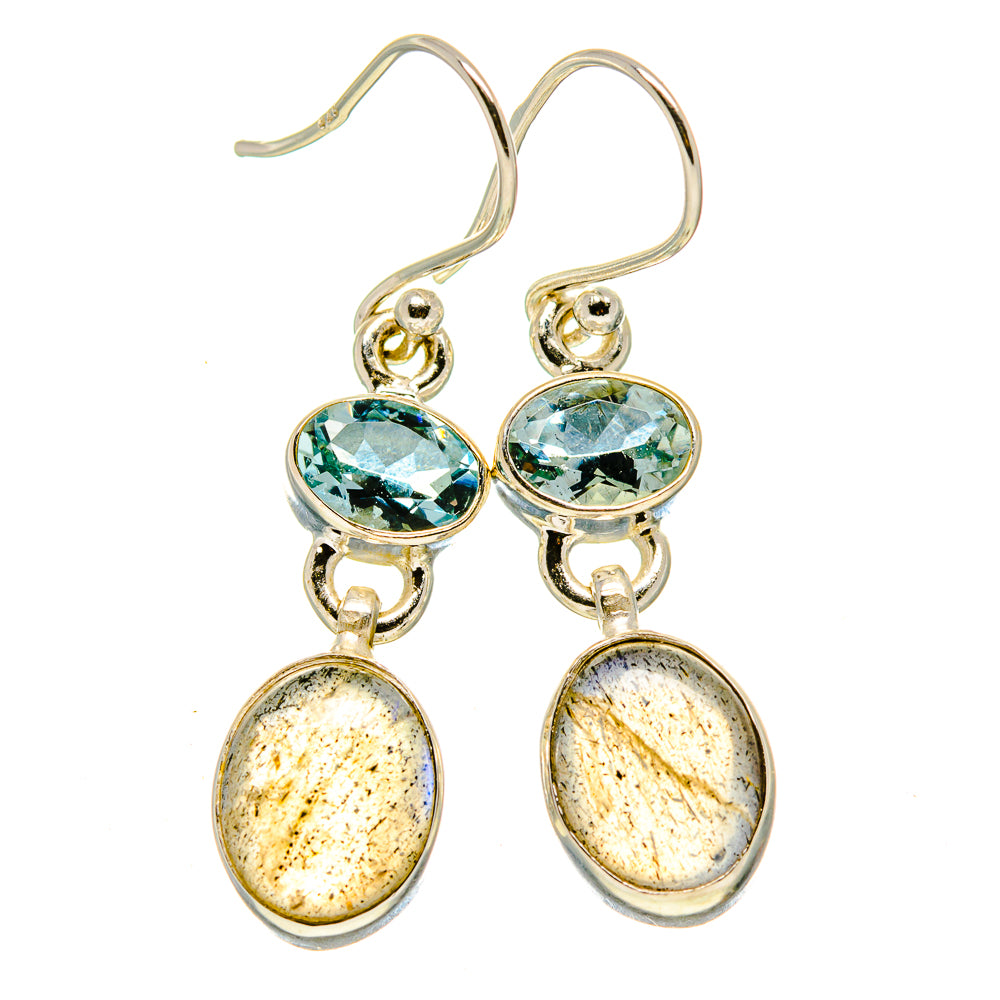 Labradorite Earrings handcrafted by Anasilvercos - EARR415622