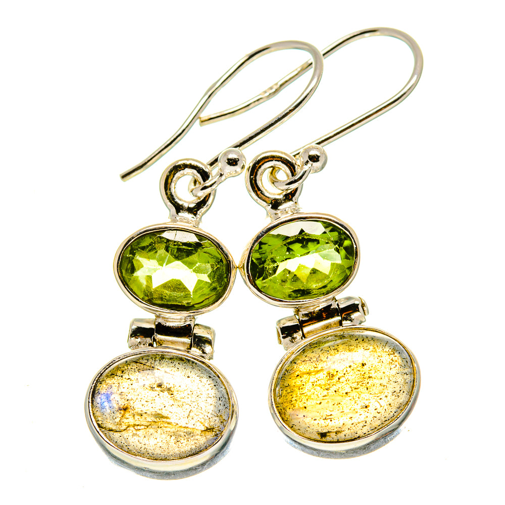 Labradorite Earrings handcrafted by Anasilvercos - EARR415624