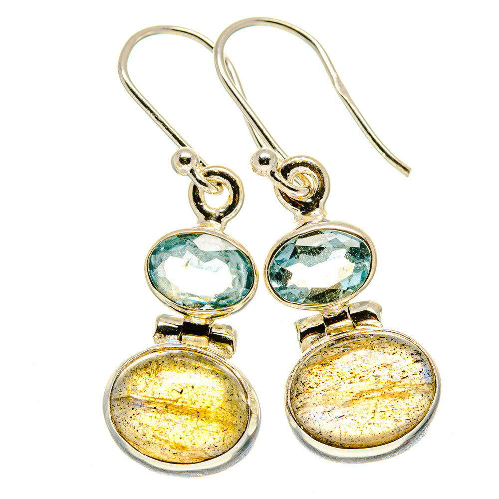 Labradorite Earrings handcrafted by Anasilvercos - EARR415628