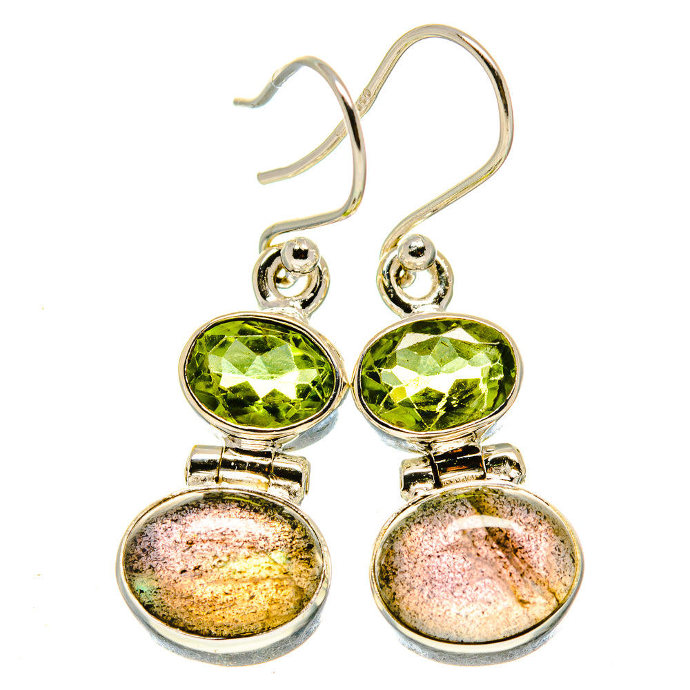 Labradorite Earrings handcrafted by Anasilvercos - EARR415633