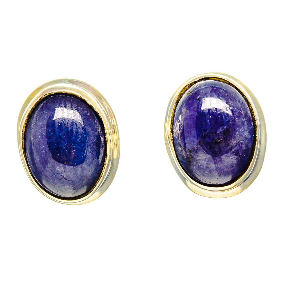 Tanzanite Earrings handcrafted by Anasilvercos - EARR415644