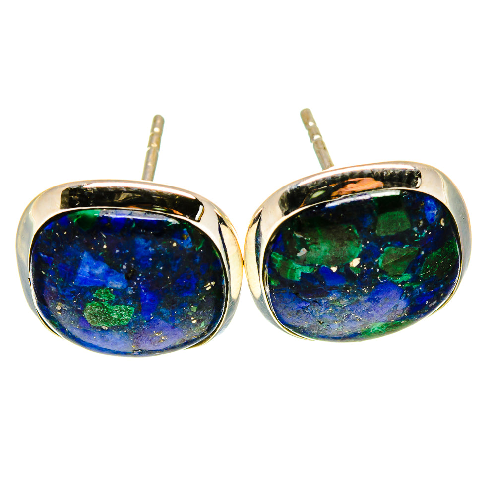 Azurite Earrings handcrafted by Anasilvercos - EARR415647
