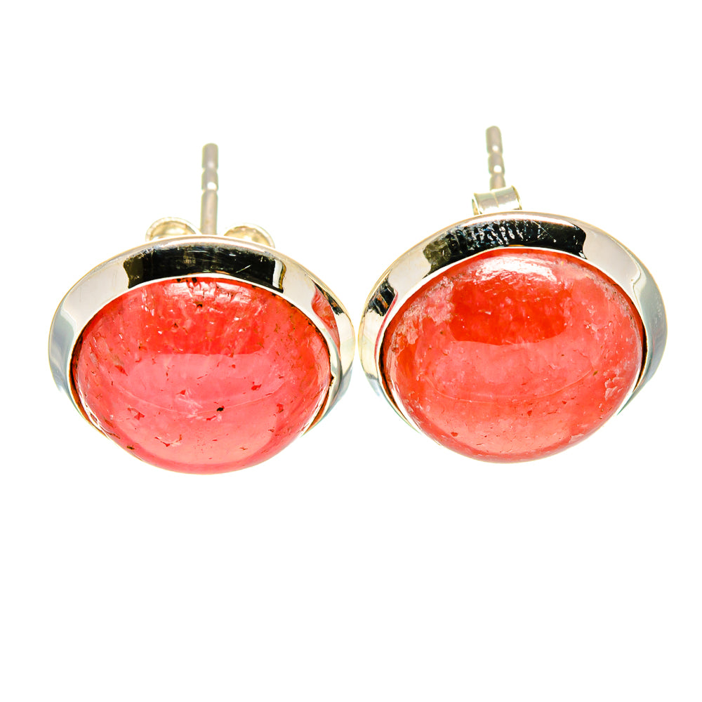 Rhodochrosite Earrings handcrafted by Anasilvercos - EARR415659