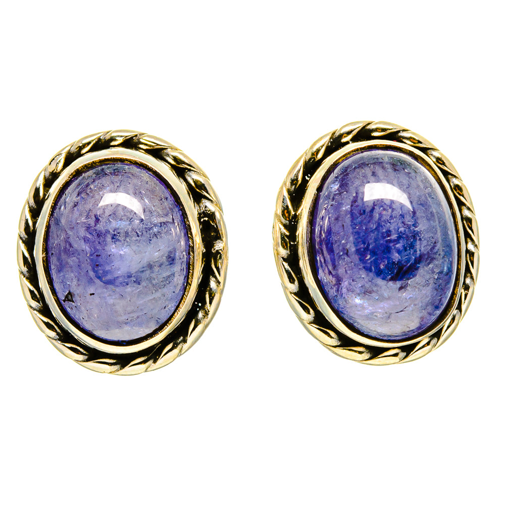 Tanzanite Earrings handcrafted by Anasilvercos - EARR415662