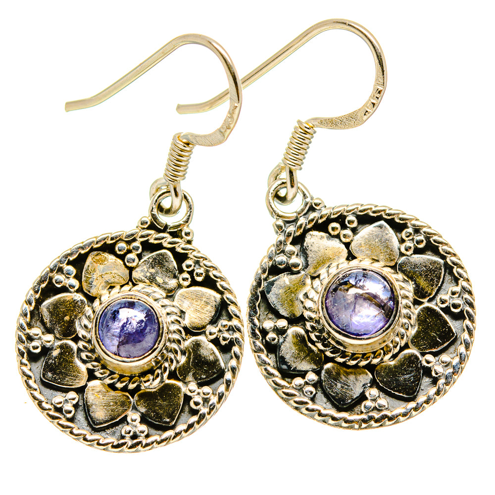 Tanzanite Earrings handcrafted by Anasilvercos - EARR415663