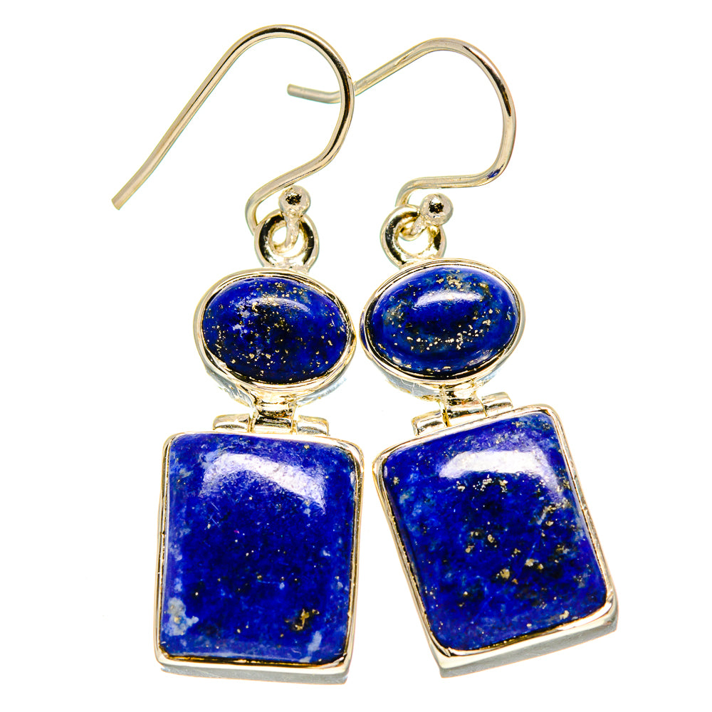 Lapis Lazuli Earrings handcrafted by Anasilvercos - EARR415666