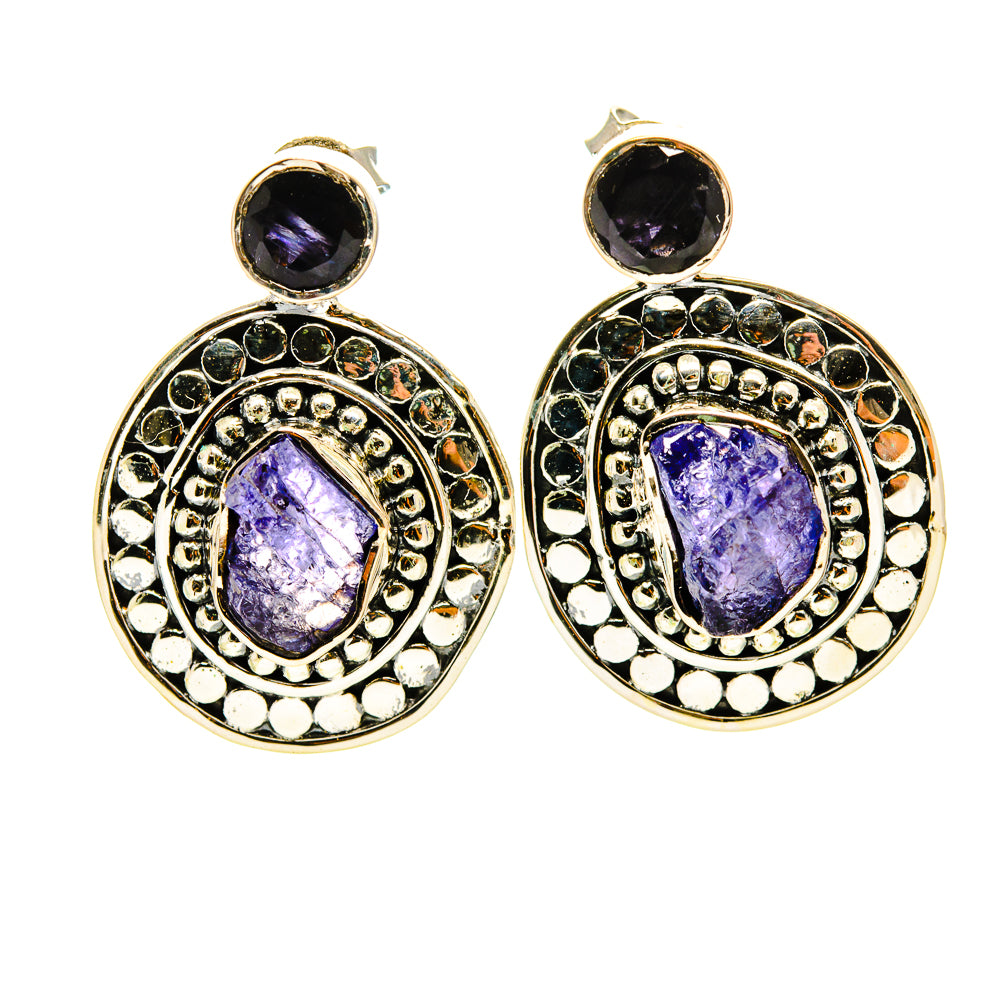 Tanzanite Earrings handcrafted by Anasilvercos - EARR415728