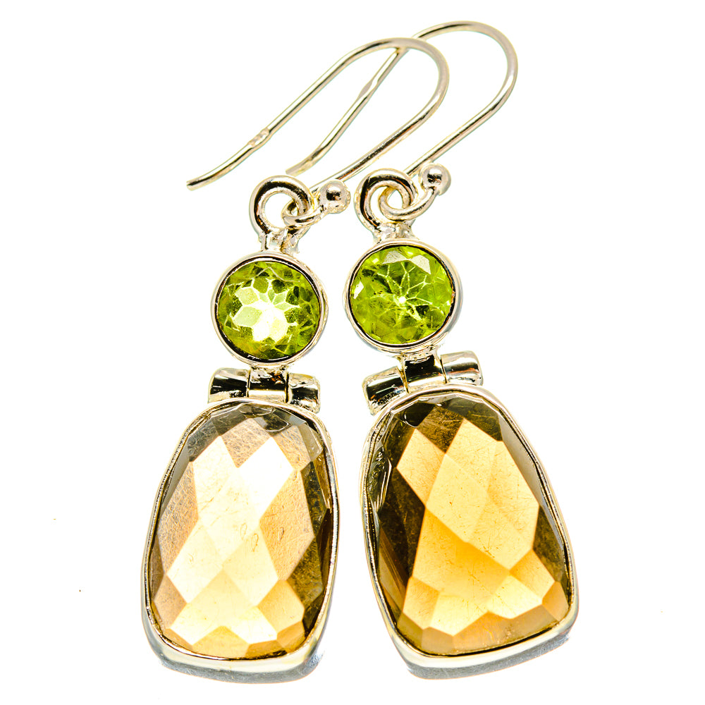 Smoky Quartz Earrings handcrafted by Anasilvercos - EARR415757