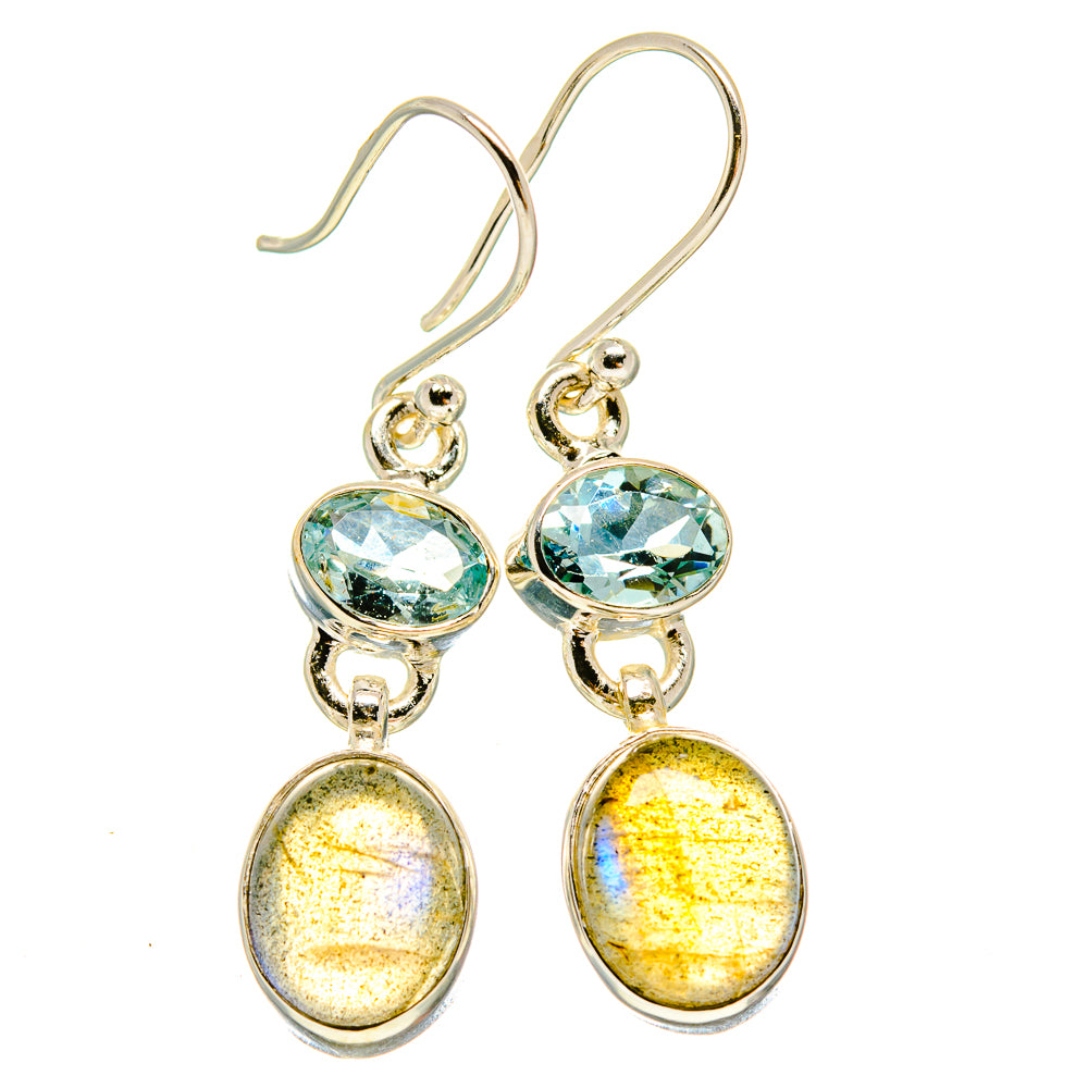 Labradorite Earrings handcrafted by Anasilvercos - EARR415763