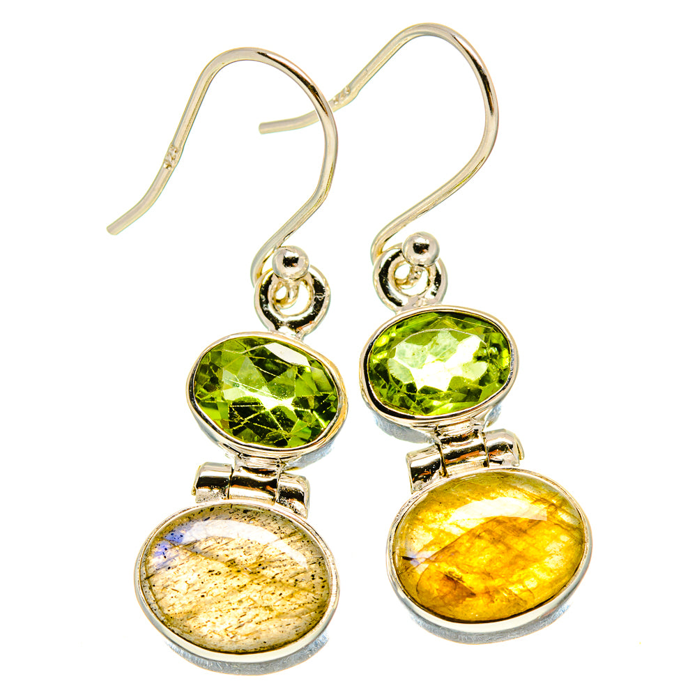 Labradorite Earrings handcrafted by Anasilvercos - EARR415773