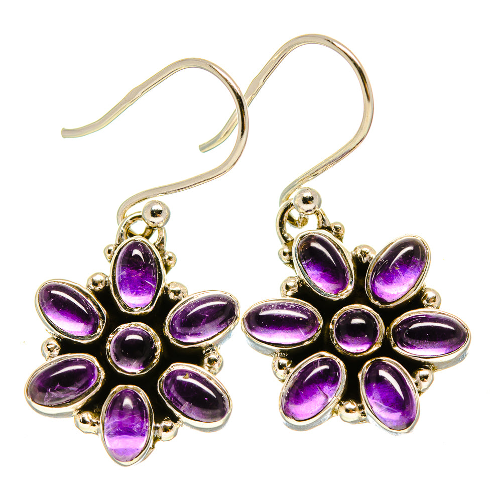 Amethyst Earrings handcrafted by Anasilvercos - EARR415788