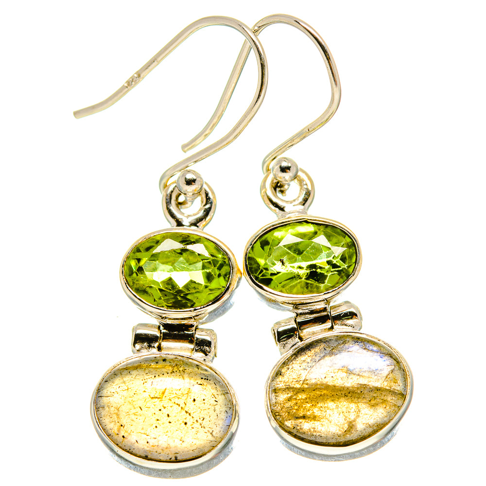 Labradorite Earrings handcrafted by Anasilvercos - EARR415791