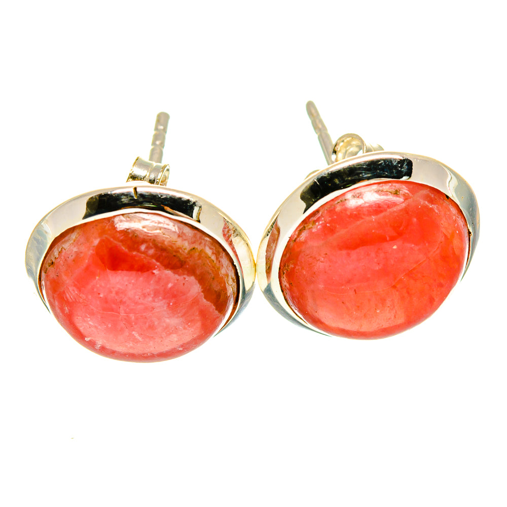 Rhodochrosite Earrings handcrafted by Anasilvercos - EARR415802