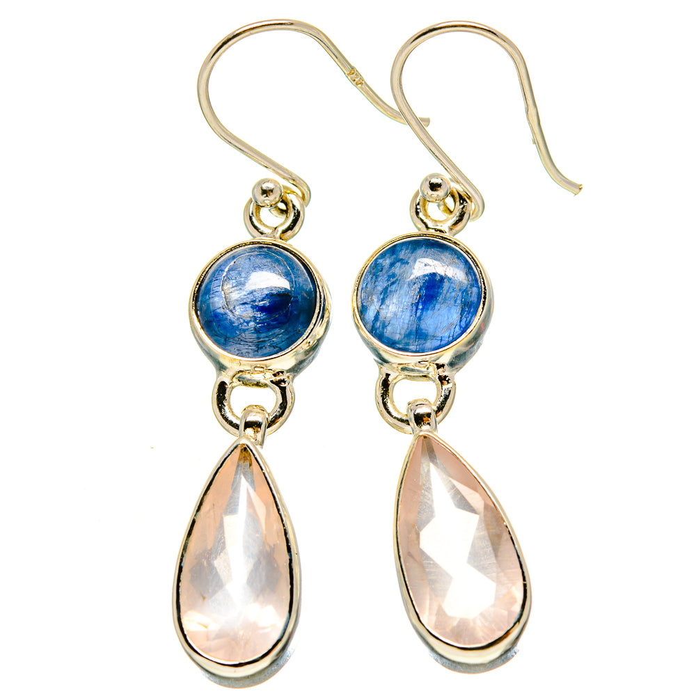 Rose Quartz Earrings handcrafted by Anasilvercos - EARR415812