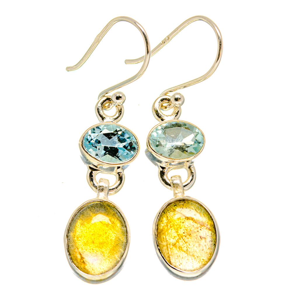Labradorite Earrings handcrafted by Anasilvercos - EARR415814