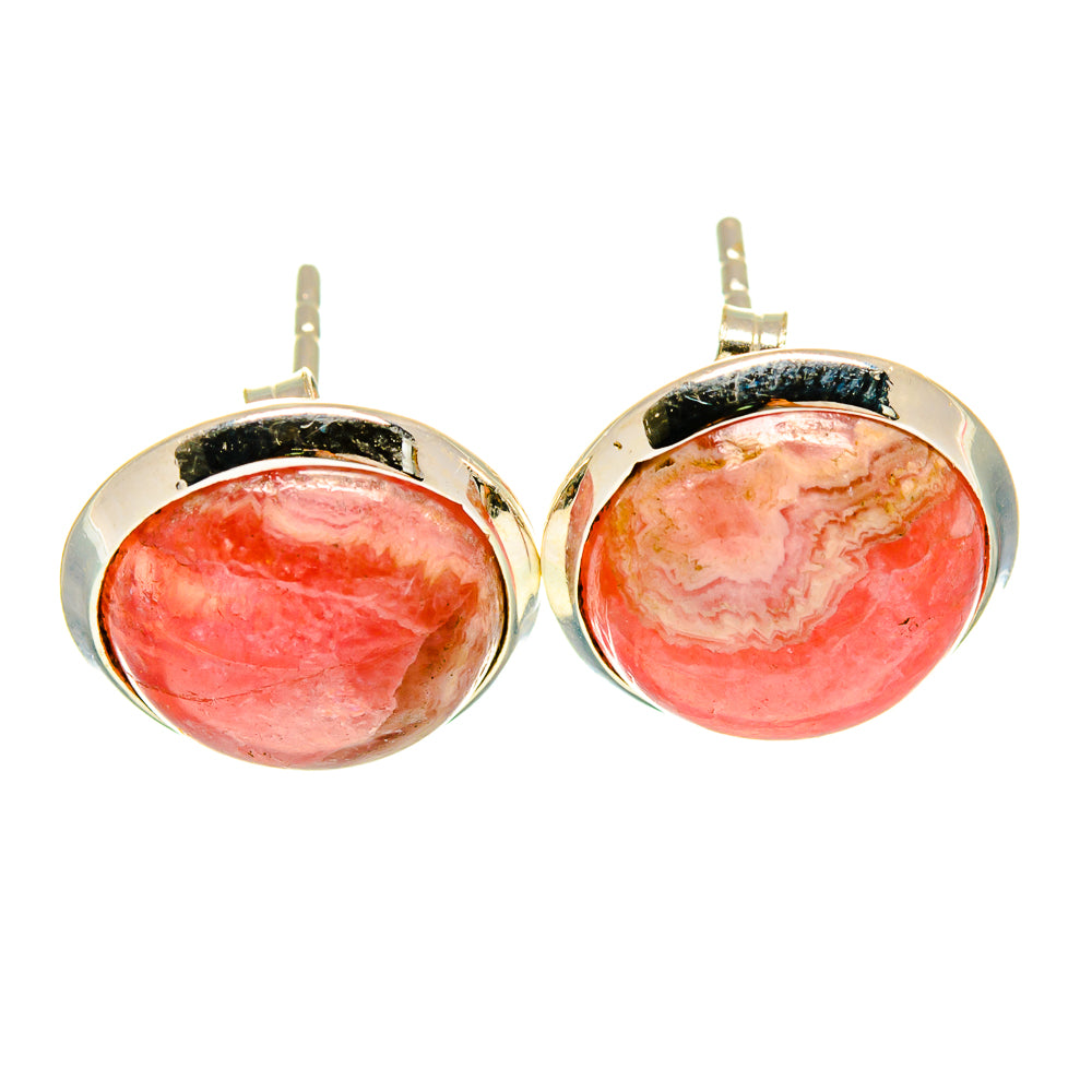 Rhodochrosite Earrings handcrafted by Anasilvercos - EARR415817
