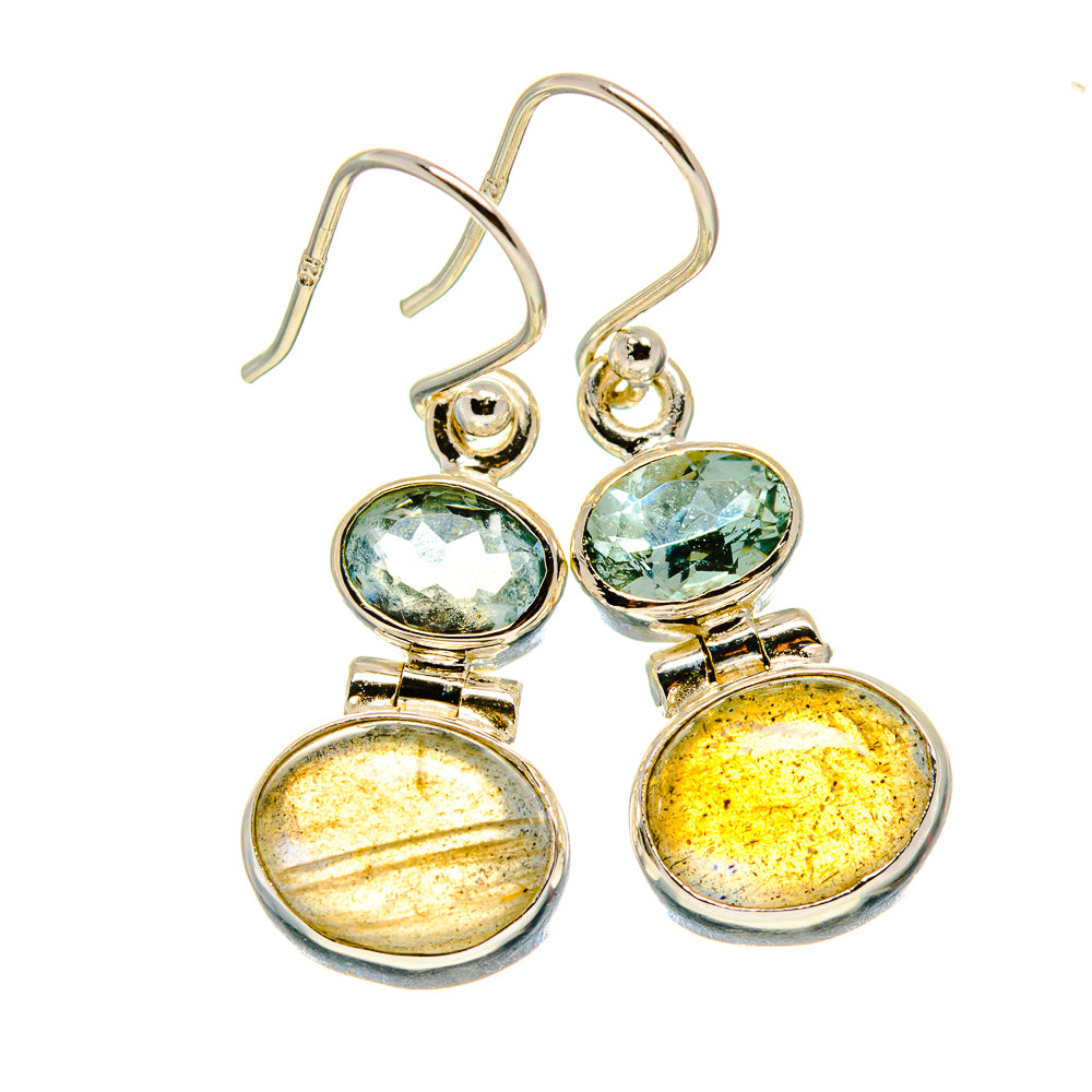 Labradorite Earrings handcrafted by Anasilvercos - EARR415819