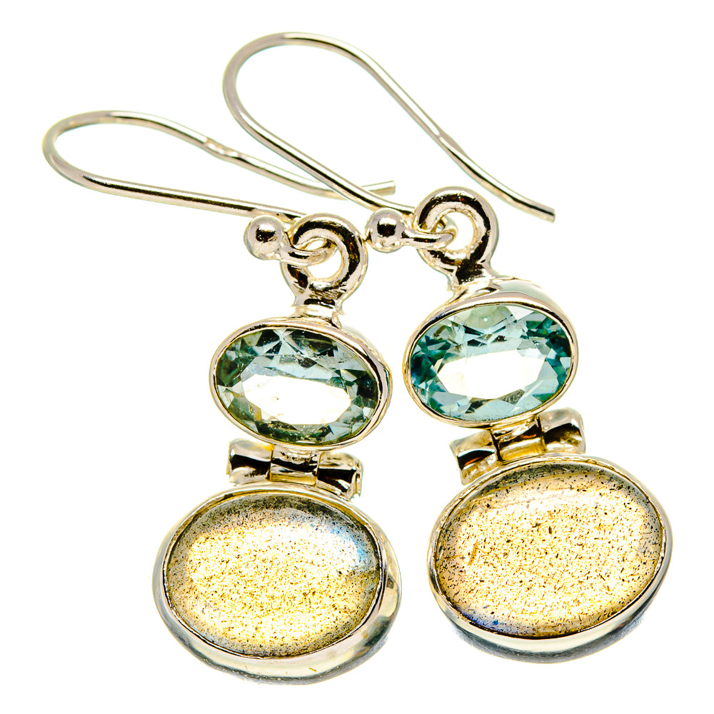Labradorite Earrings handcrafted by Anasilvercos - EARR415825