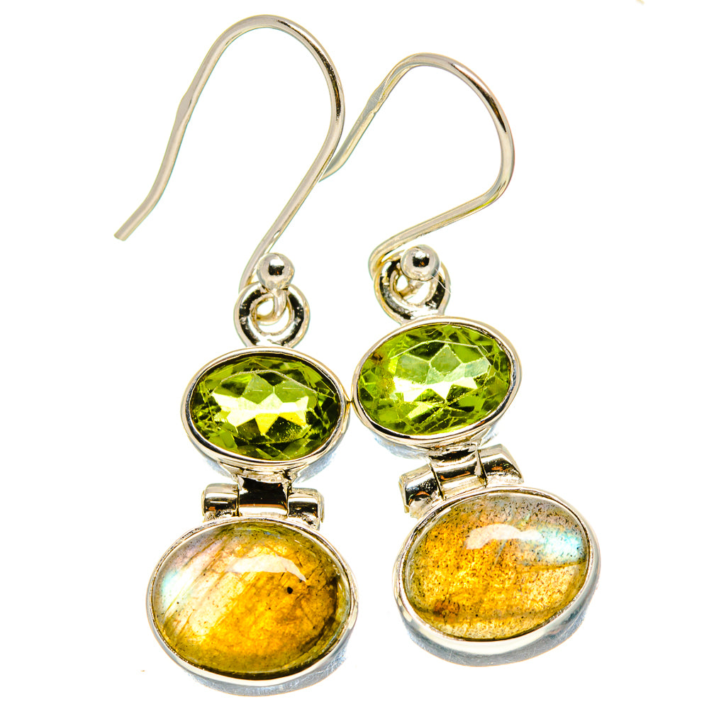 Labradorite Earrings handcrafted by Anasilvercos - EARR415834
