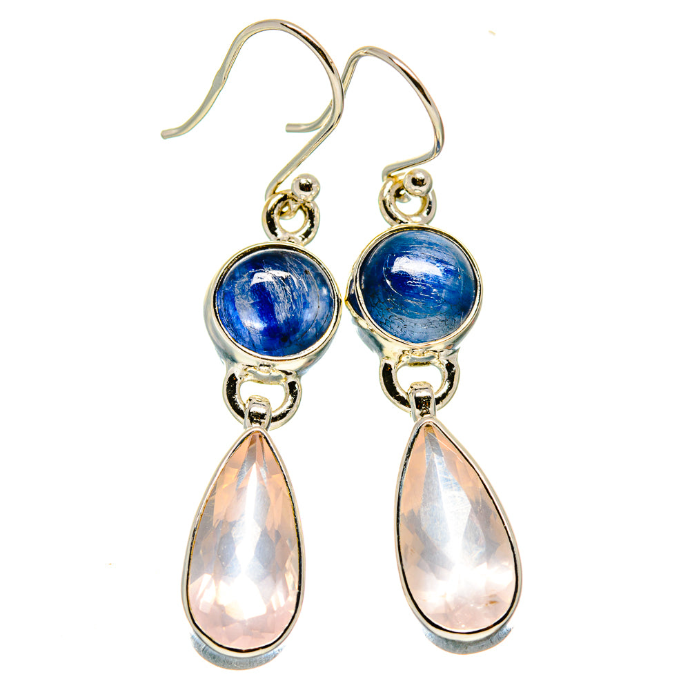 Rose Quartz Earrings handcrafted by Anasilvercos - EARR415836
