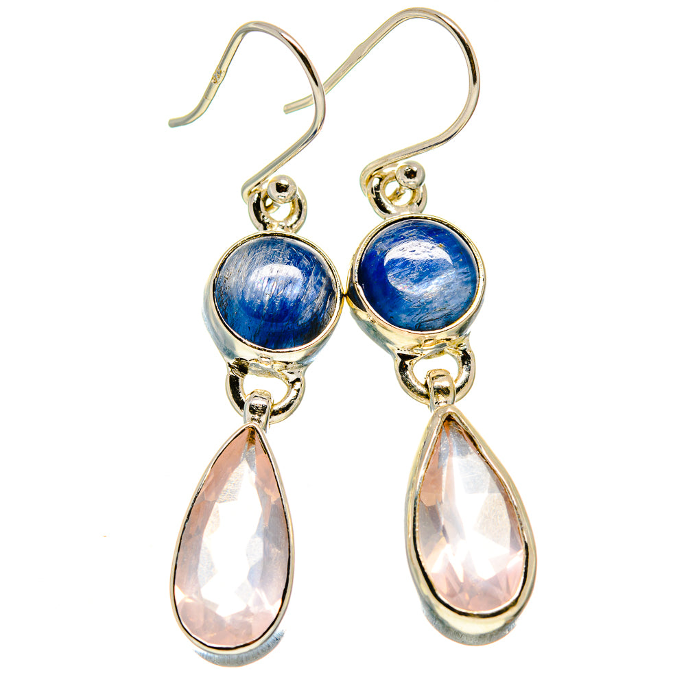 Rose Quartz Earrings handcrafted by Anasilvercos - EARR415845