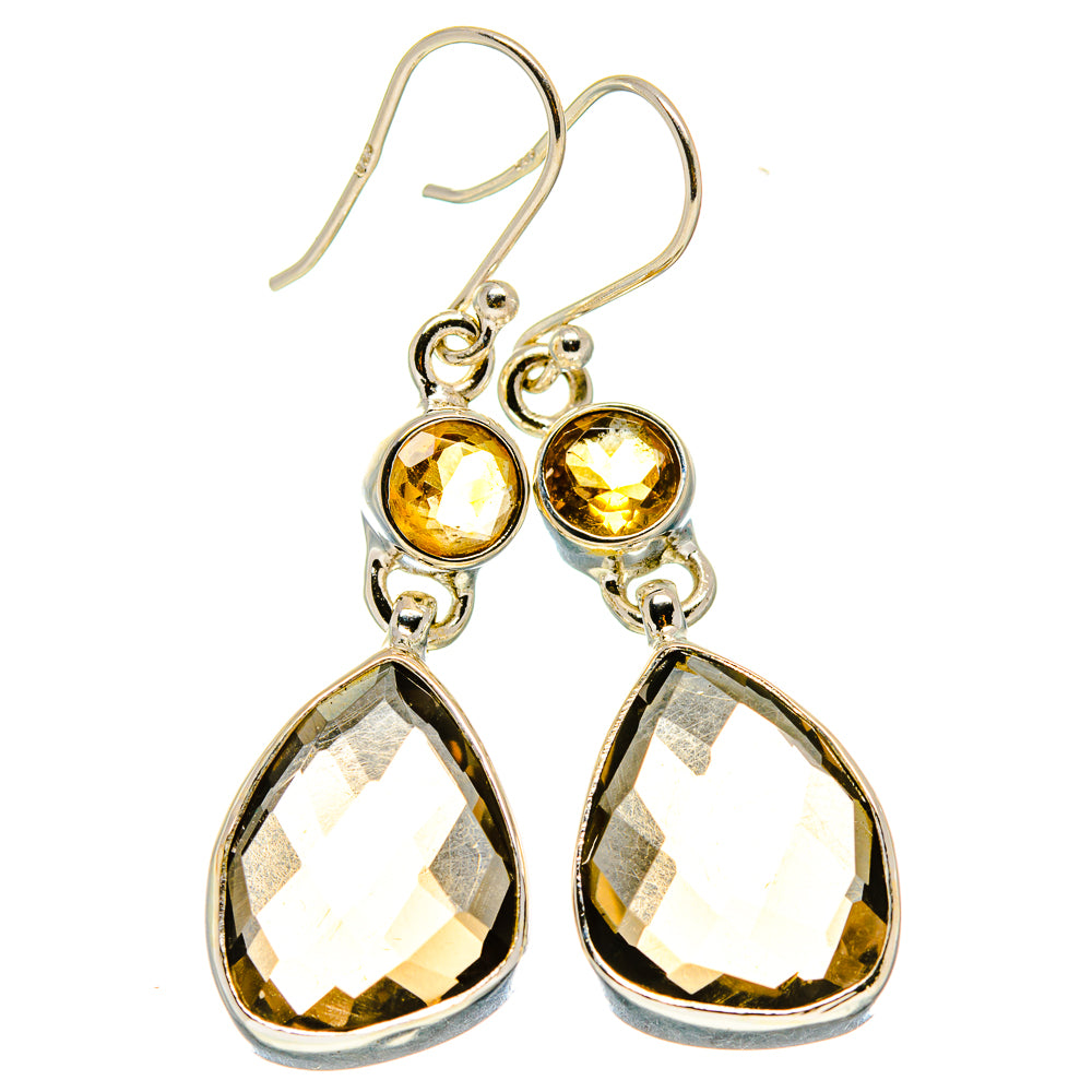 Smoky Quartz Earrings handcrafted by Anasilvercos - EARR415851