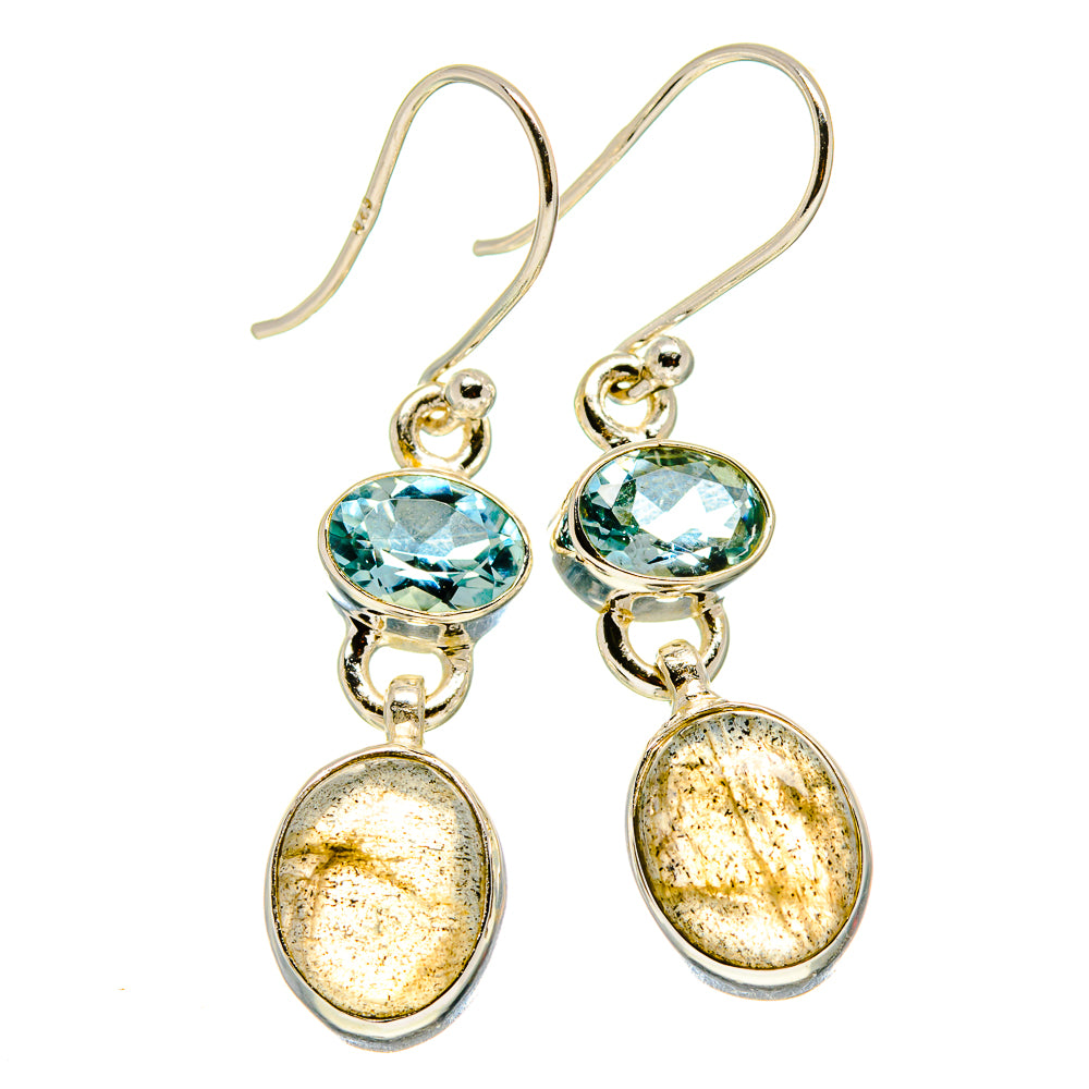 Labradorite Earrings handcrafted by Anasilvercos - EARR415859