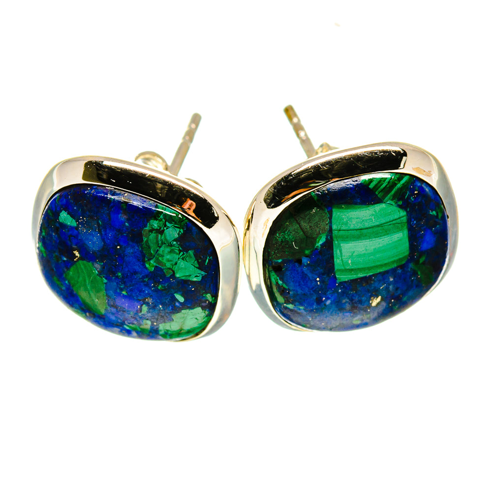 Azurite Earrings handcrafted by Anasilvercos - EARR415872