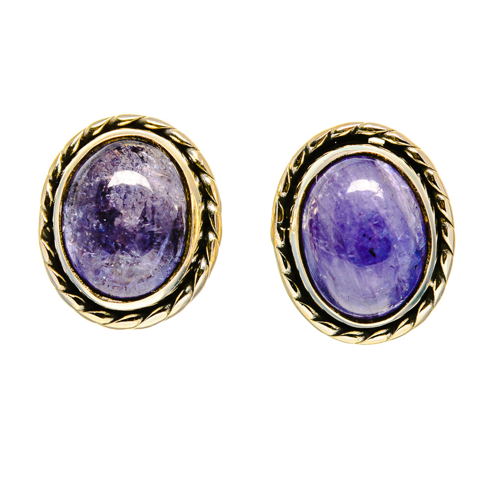 Tanzanite Earrings handcrafted by Anasilvercos - EARR415892