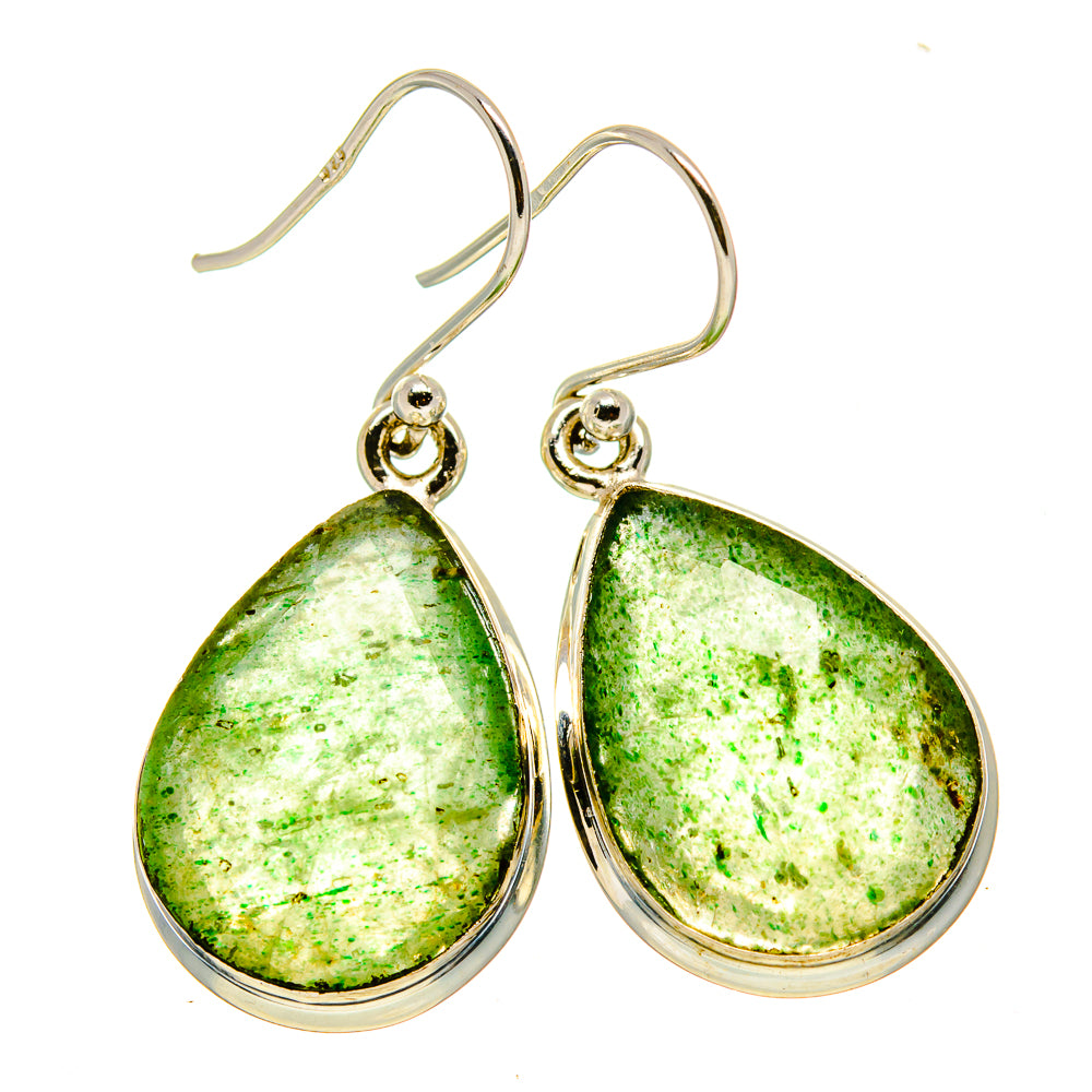 Green Aventurine Earrings handcrafted by Anasilvercos - EARR415905