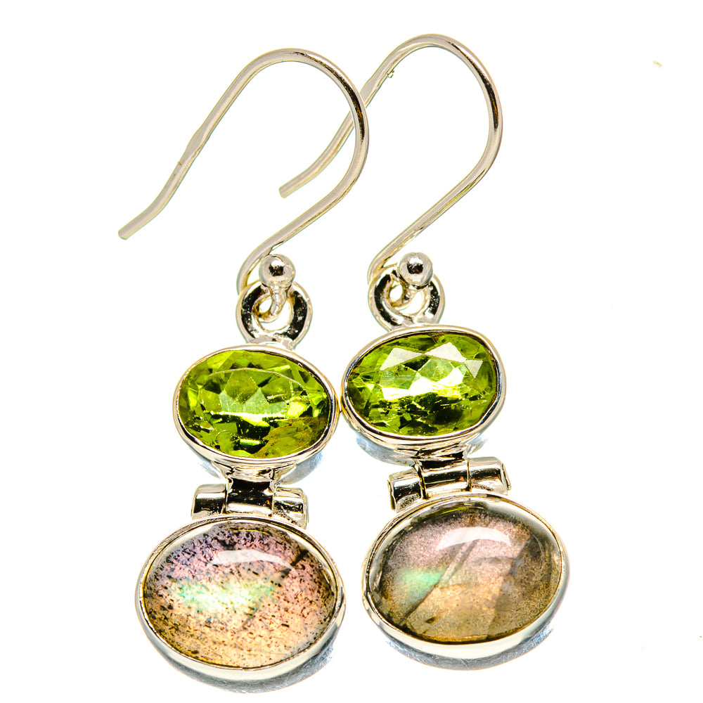 Labradorite Earrings handcrafted by Anasilvercos - EARR415907