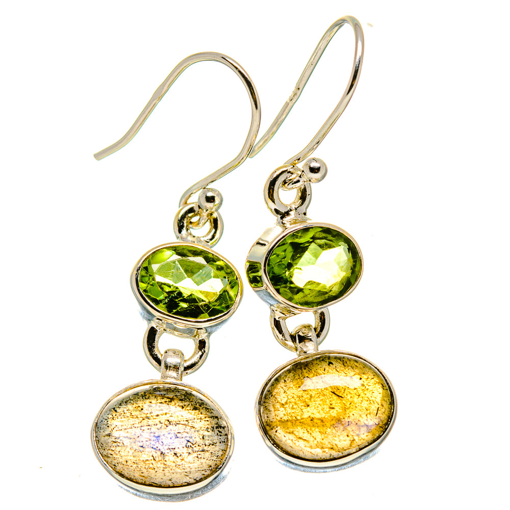 Labradorite Earrings handcrafted by Anasilvercos - EARR415922
